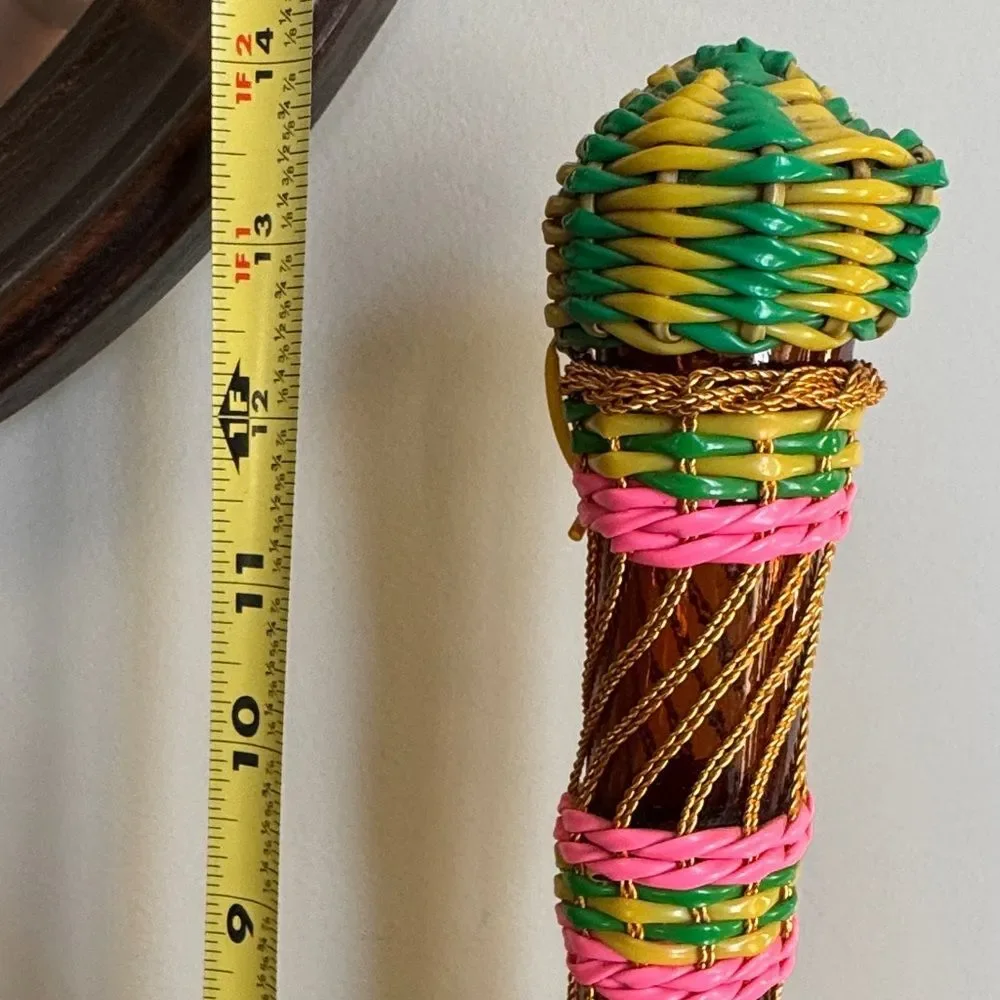 Vintage Scoubidou Bottle